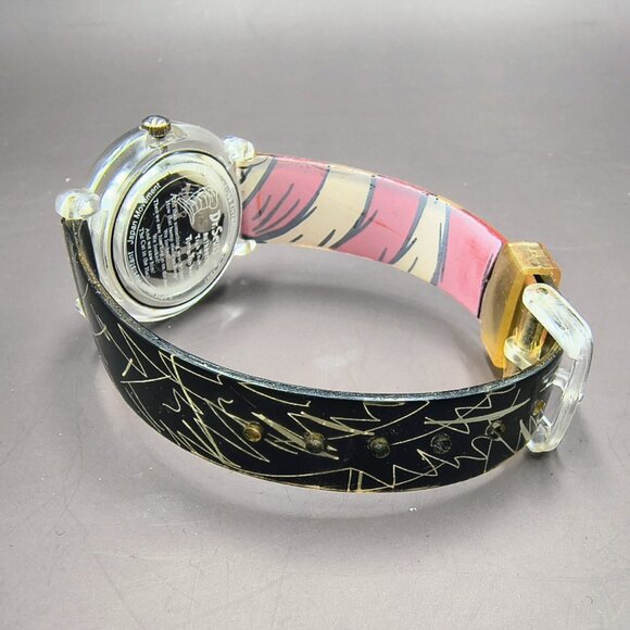 Dr. Seuss Cat in the Hat Wrist Watch Tick Tocking Time Ticker 1997 Needs Battery - Picture 10 of 10
